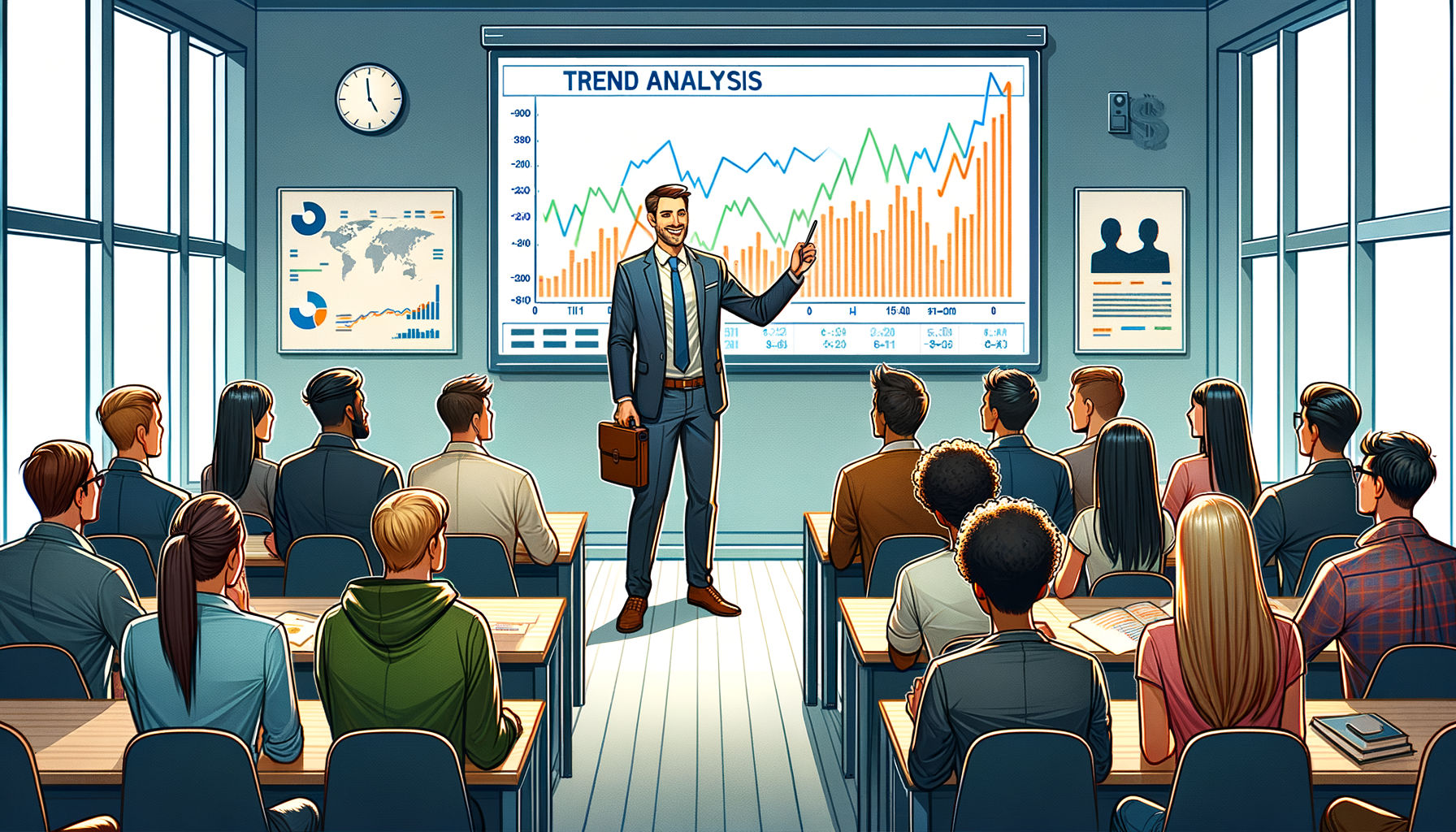 Learning Trend Analysis in an Investment Classroom