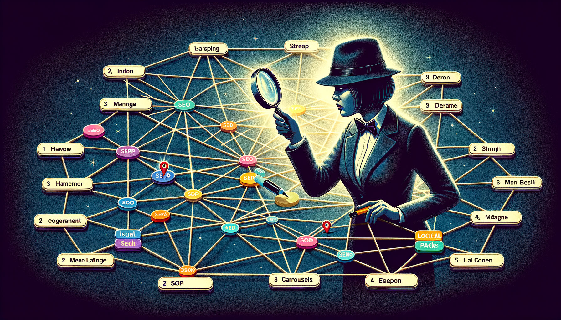 SEO Detective Navigating the Web of SERP Features